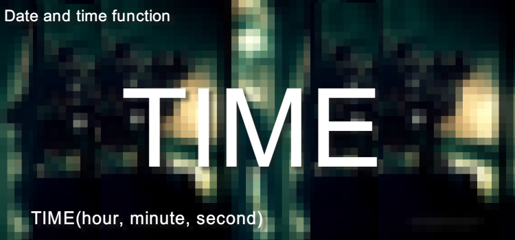 TIME関数